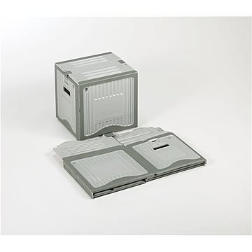 リスボックス 26B 5個セット コンテナボックス ライトグレー 軽量 折りたたみ 耐久性 衝撃性 耐候性
