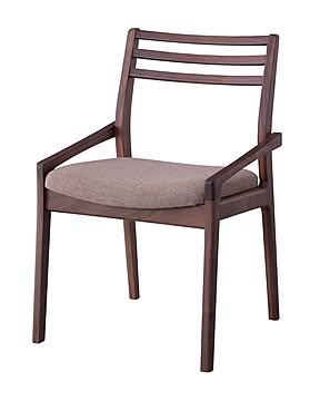 東谷製 チェア 2脚入 完成品 JPC-123WAL 幅50x奥行51x高さ76.5cm