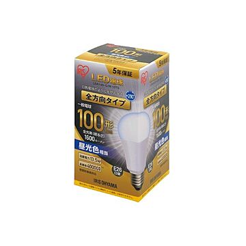 （まとめ）アイリスオーヤマ LED電球100W E26 全方向 昼光色 4個セット×5セット