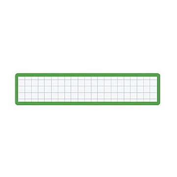 （まとめ）コクヨ マグネット見出しカード寸法19×105mm 緑 マク-411G 1セット（10個）【×10セット】