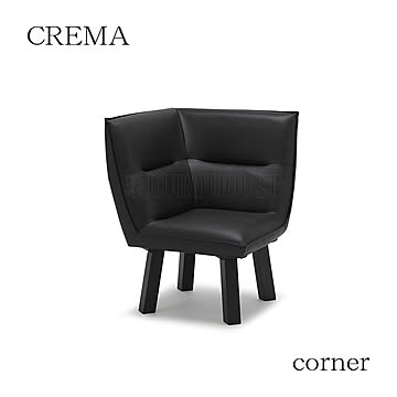 72 コーナーチェア クレマ CREMA 幅120 BK ブラック ダイニング 食卓 ダイニングルーム 木製 リビングダイニング サンキコーポレーション