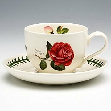 ポートメリオン　ボタニックローズ　ティーカップ&ソーサー(フレグラントクラウド)　BR04107_1　洋食器　イギリス　ボタニック