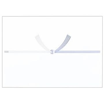 (まとめ) 寿堂 仏のし紙 蓮柄なし A4 コピー用FSC森林認証紙 55732 1パック(100枚) 【×5セット】