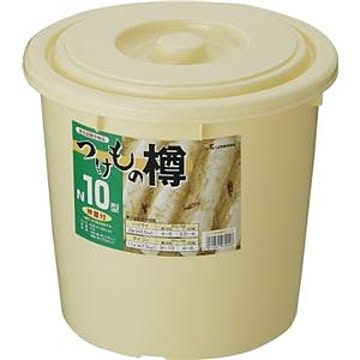 30個セット 漬物樽/漬物容器 10型 容量10L ポリエチレン 〔キッチン 台所〕