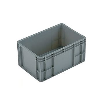 5個セット TP規格コンテナボックス TP-342.5B Yグレー 相互モジュール嵌合可