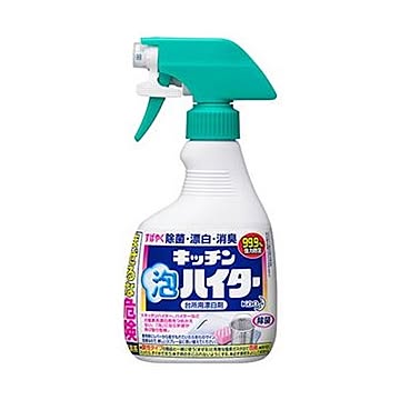 （まとめ）花王 キッチン泡ハイター 本体400ml 1セット（12本）【×3セット】