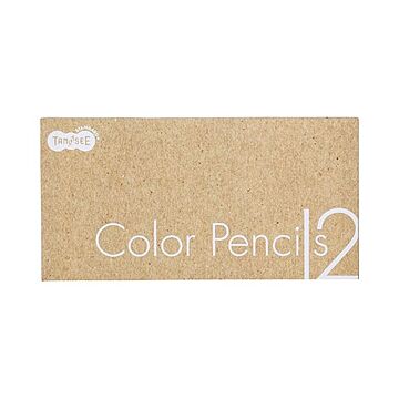 (まとめ) TANOSEE 色鉛筆 12色（各色1本） 1セット 【×30セット】
