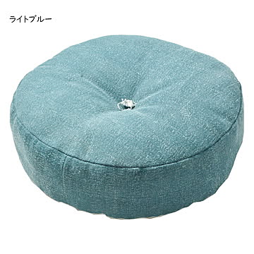 萩原 フロアラウンドクッション インド綿 ライトブルー 全10色