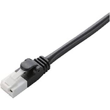 （まとめ） エレコム 爪折れ防止 CAT5E対応 LANケーブル ブラック 3.0m LD-CTT／BK30 1本 【×15セット】