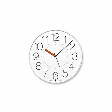 Lemnos レムノス CASA AWA CLOCK CARA カラ AWA21-01 掛け時計 スイープセコンド デザイン時計