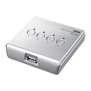 サンワサプライ USB2.0手動切替器(4回路) SW-US24N 管理No. 4969887593356