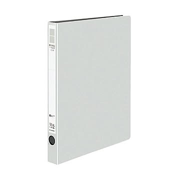 コクヨ リングファイル（ER・PP表紙）A4タテ 2穴 170枚収容 背幅29mm ライトグレー フ-UR420NLM 1セット（10冊）