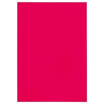 （まとめ） TANOSEE 色画用紙 八つ切 あか 1パック（10枚） 【×30セット】