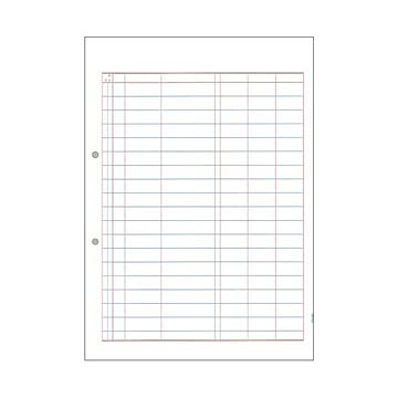 PCA 元帳C3行印字用A4単票紙 PA1203F 1箱1000枚