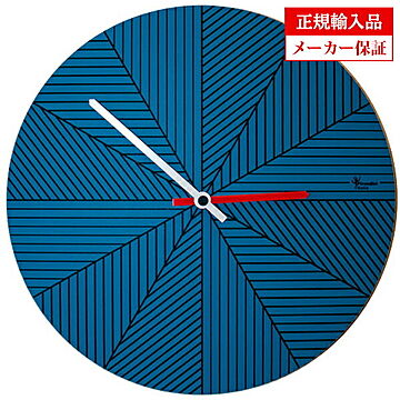 【正規輸入品】 イタリア ピロンディーニ ART084-BLUE Pirondini 木製掛け時計 Cronofilla 84 ブルー