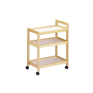 木製 キッチンワゴン キッチン収納 3段 幅585mm 組立品【代引不可】