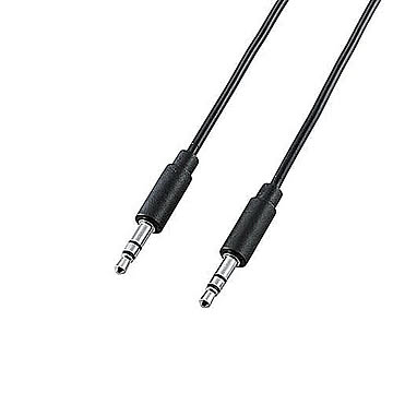 【5個セット】ラジカセ用/3.5φオーディオケーブル/ブラック/1.5m DH-MMRN15X5 管理No. 4589453001056