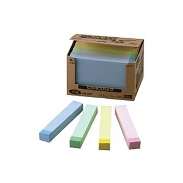 （まとめ） ニチバン ポイントメモ(R) ビジネスパック ふせんタイプ FB-3KP パステルライン（黄 青 桃 緑） 20個入 【×5セット】