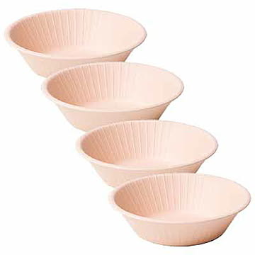 ideaco イデアコ b fiber bowl   4pcs ビーファイバー ボウル (4枚組) ボウル 器 ディッシュボウル 取り皿 バーベキュー キャンプ アウトドア