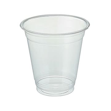 （まとめ）TANOSEE リサイクルPETカップ（広口）370ml（12オンス）1パック（50個）【×10セット】