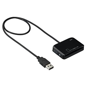 Digio2 マイナンバー＆microSDカードリーダー ブラック CRW-ICMSD77BK