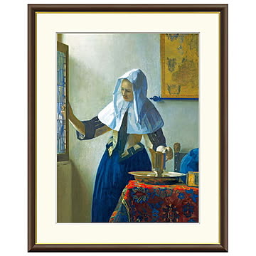 額絵 水差しを持つ女 ヨハネス・フェルメール 61x49.5cm 三幸