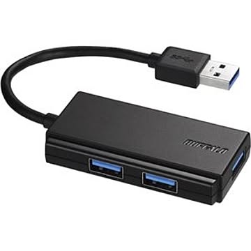 バッファロー（サプライ） USB3.0 バスパワー 3ポート ハブ ブラック BSH3U100U3BKZ