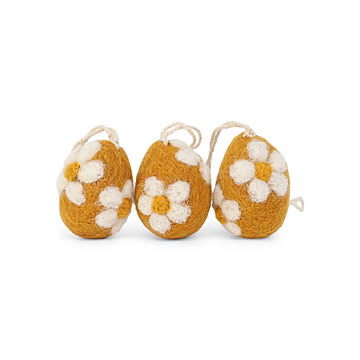 エッグ3個セット イースター フェルトオーナメント Gry＆Sif