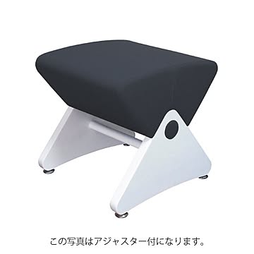 モナディー キャスター付きスツール ホワイト ネイビー 布エラストマー WAS01SC