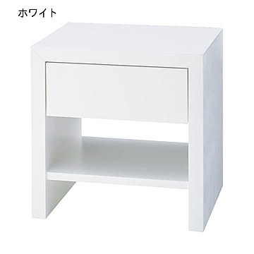 サイドテーブル 完成品 BA-31D 幅450x奥行350x高さ450mm 桜屋工業