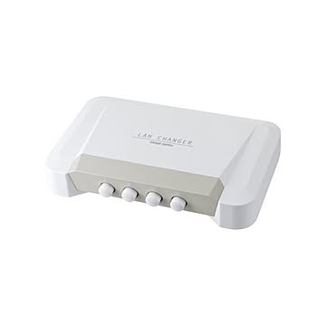 （まとめ） サンワサプライ LAN切替器 4回路 SW-LAN41 1個 ×2セット