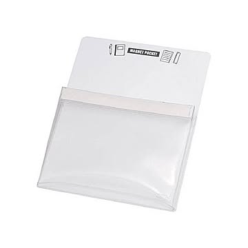 （まとめ） TRUSCO マグネットポケットB5用白 MGP-B5-W 1枚 ×5セット