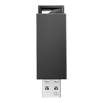 アイ・オー・データ機器 USB3.0/2.0対応 ノック式USBメモリー 32GB ブラック U3-PSH32G/K