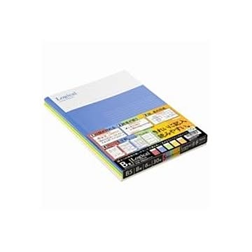 （まとめ）ナカバヤシ ロジカルノートセミB5 B罫5冊 ノ-B501B-5P【×30セット】