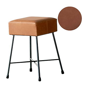SIKAKU シカク LOAF STOOL LOW ローフスツール ロー 11315 / 11316 イス 椅子 いす レザー 本革座面 クロカワ鉄