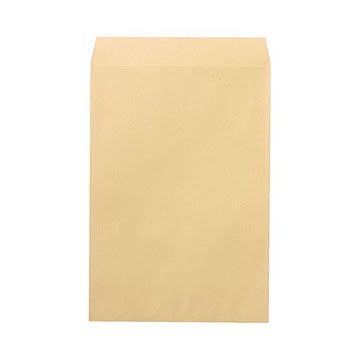 (まとめ）ピース R40再生紙クラフト封筒 角185g／m2 業務用パック 700-80 1箱（500枚）【×3セット】