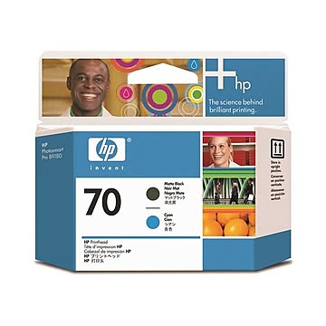 （まとめ） HP70 プリントヘッド マットブラック／シアン C9404A 1個 ×3セット