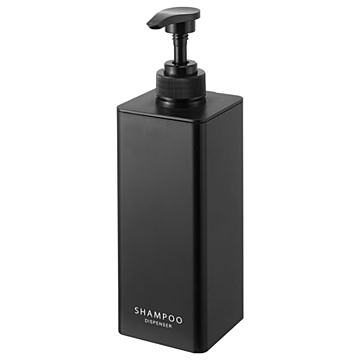 tower タワー (山崎実業) たっぷり洗剤が出るディスペンサー Square Shampoo Dispenser シャンプーボトル コンディショナー ボディソープ 詰め替え ポンプ バスアイテム