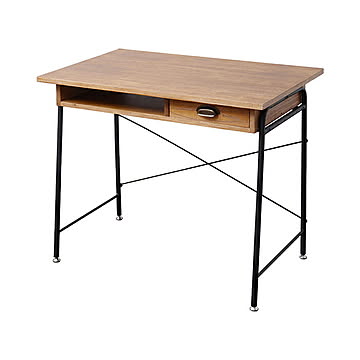 B.Bファニシング Zaga アンティーク調デスク ブラウン m00770