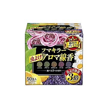 （まとめ）フマキラー 虫よけアロマ線香5色パック 不快害虫用 【×3点セット】