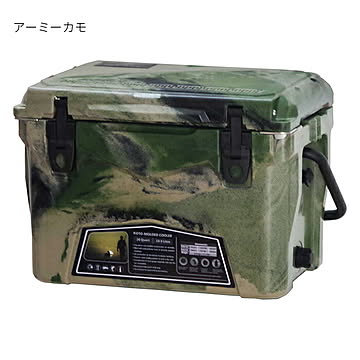 キュリアス ICE AGE クーラーボックス 18.9L アーミーカモ