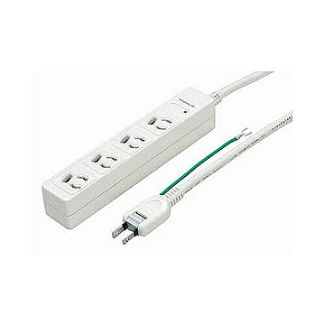 YAZAWA 3P抜け止めマグネットタップ Y02JKNP405WH 管理No. 4966307281770