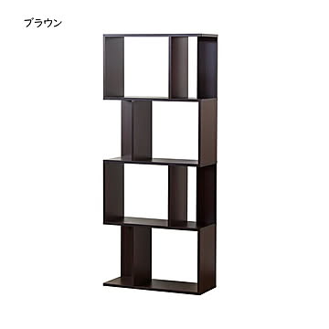 シェルフ 4段 組立式 ジーグ IW-1405 幅59x奥行24x高さ140.7cm 岩附