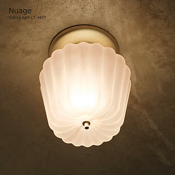 シーリングライト ニュアージュ Nuage 白熱球 【ホワイト】  シーリングライト おしゃれ 北欧 天井照明 1灯  ニュアージュ Nuage 白熱球 LT-