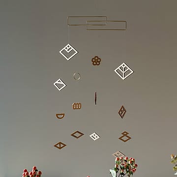 sukima.　hina mobile ひなモビール 木製　北欧インテリア 出産祝