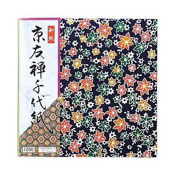 （まとめ） エヒメ紙工 京友禅千代紙150×150mm 26種 KY-12015 1パック（200枚） 【×5セット】