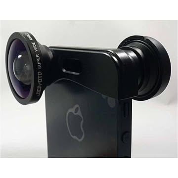 ルーメン　iPhone5/5s専用3in1レンズ　ブラック　LM-FMSW