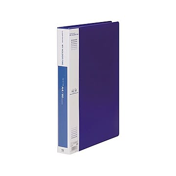 （まとめ） テージー マイホルダーファイン A4タテ型 60ポケット 青 【×3セット】