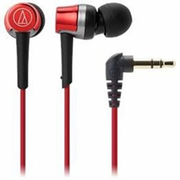 （まとめ） Audio-Technica オーディオテクニカ ATH-CKR30-RD ダイナミック密閉型カナルイヤホン（レッド） ×2セット