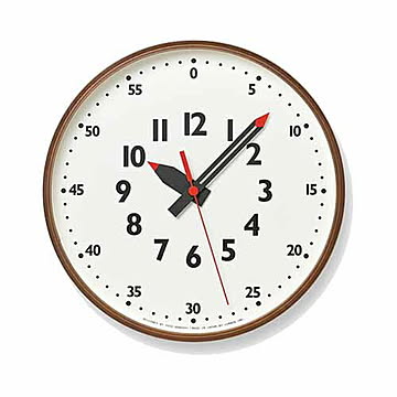Lemnos レムノス fun pun clock S ふんぷんくろっく Sサイズ YD14-08S 知育時計 掛時計 掛け時計 ウォールクロック 壁掛け時計